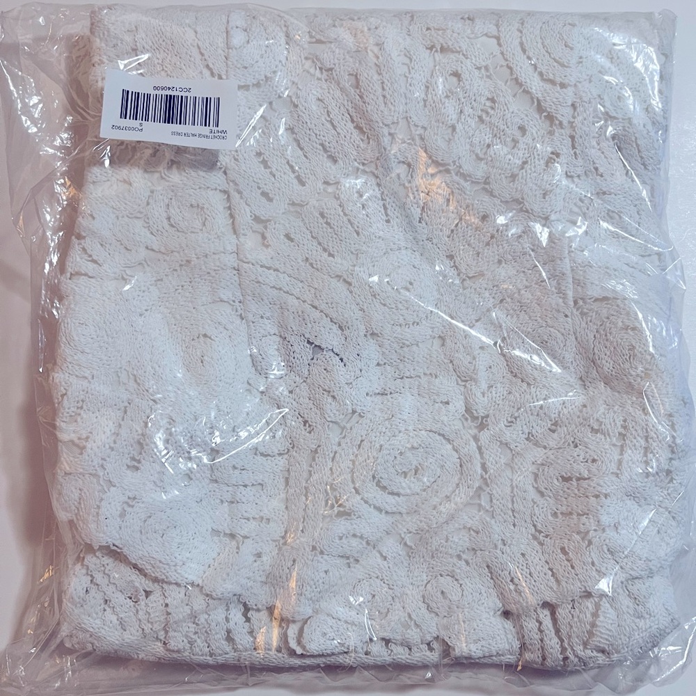 Boston Proper Crochet Fringe Haler Dress - Picture 4 of 6